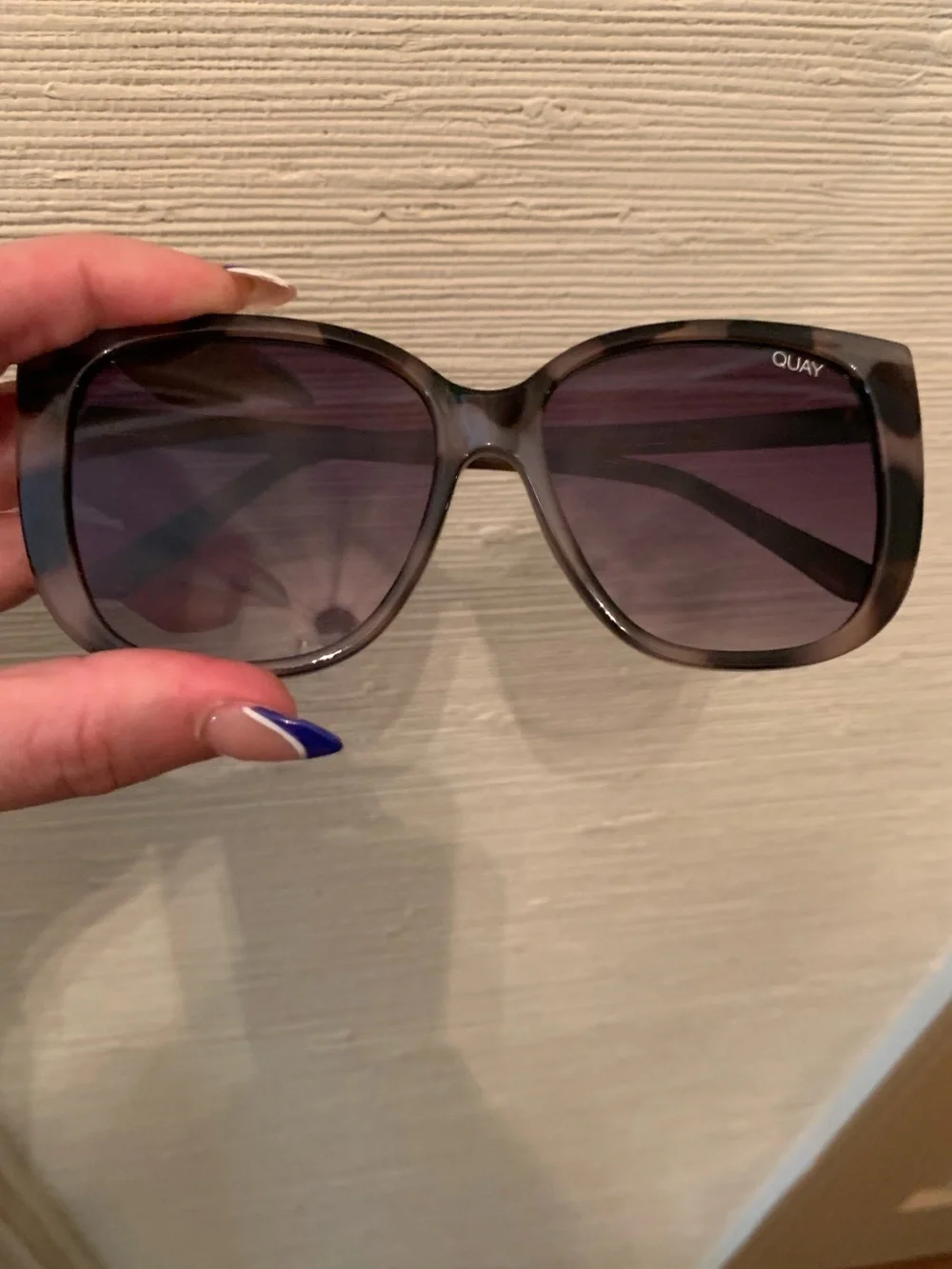 Quay Australia Ever After 125 Leopard Tortious Oversized Sunglasses